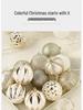 Hand-Painted Christmas Ball Set - 8cm Tree Ornaments & Decorations