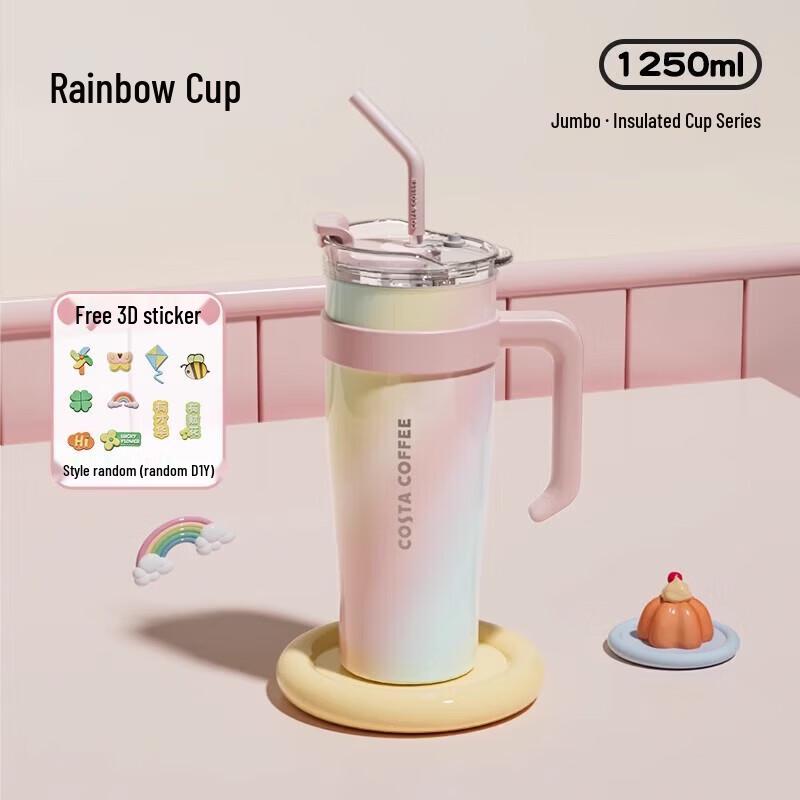 

COSTA Jumbo Insulated Stainless Steel Straw Mug