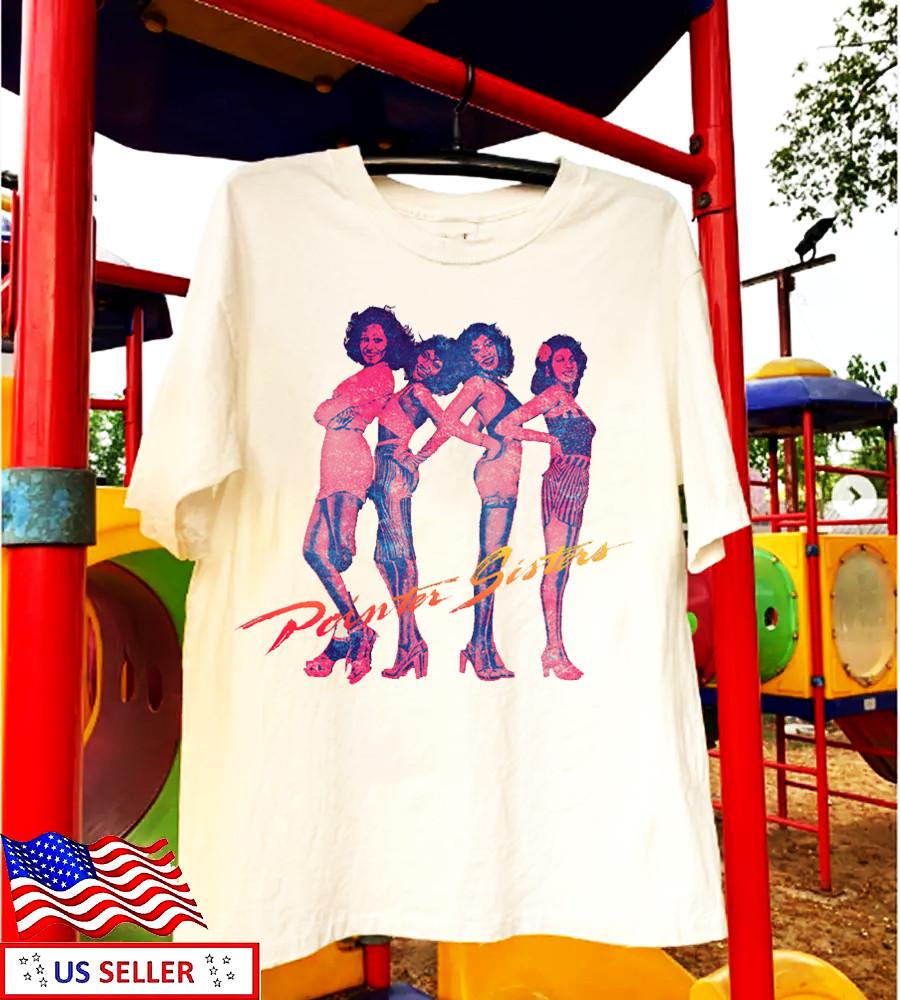 New Pointer Sisters Pointer Sisters Disco TShirt PNA_120 Unisex T-Shirt M