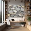 Naturstein Fels Wandteppich Wanddekoration Boho Flusssteine Hängend Geologische Kunst Druck Rustikal Zimmer Wandbehang Akzent Dekoration