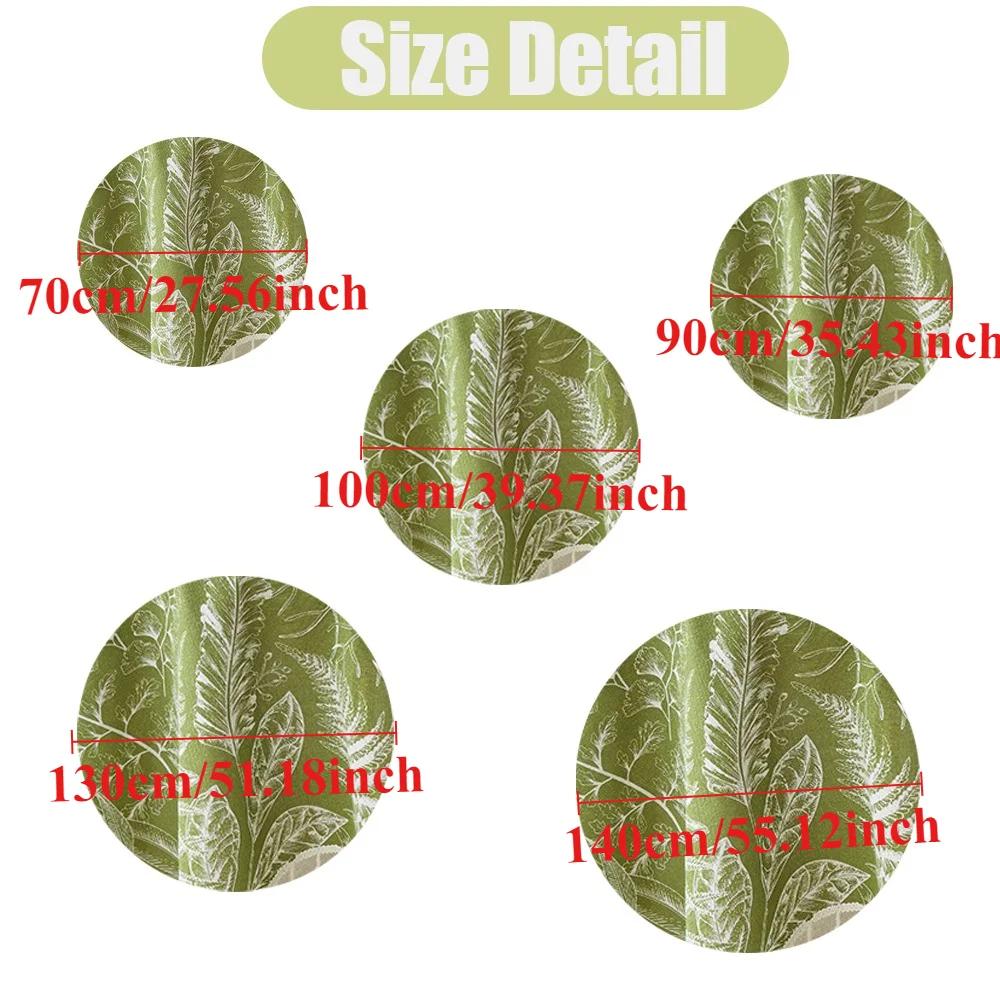 Round Tablecloth with Tassels Stretch Home 70/90/100/140cm Decorative Tablecloths Four Season Universal Manteles De Mesa Redonda