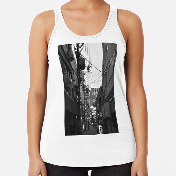 Buy Alley In Kyoto Printed White Women'S Sport Tank Top at affordable