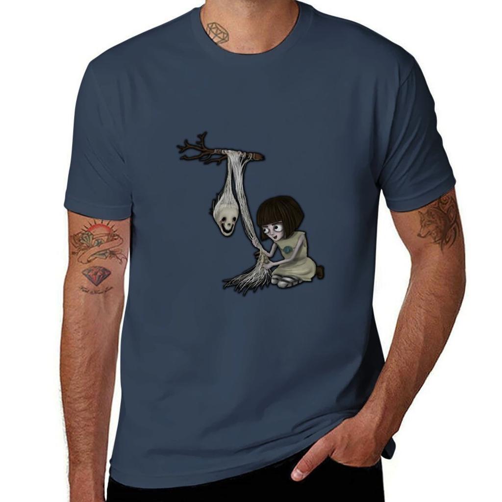 Fran Bow T-Shirt anime tshirt man t shirts cotton T-Shirt