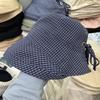 Spring and Summer New Plaid Temperament Fisherman Hat Children's Sunshade Sunscreen Versatile Basin Hat UV Protection Bucket Hat