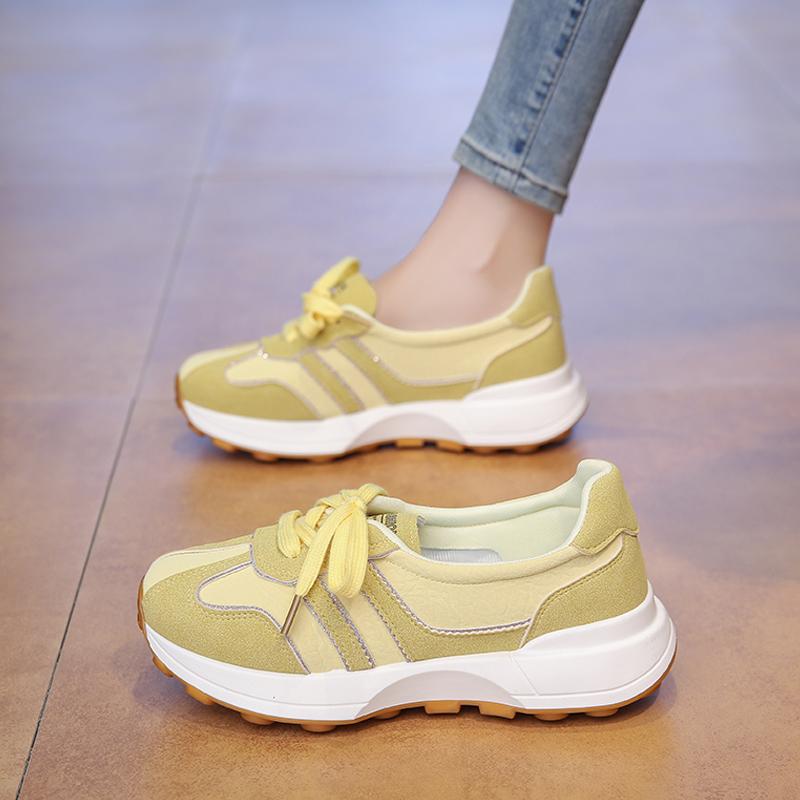 CRLAYDK Women's Comfortable Working Nurse Shoes Non-Slip Walking Casual Nursing Thick Sole Slip On Loafers Ladies Sneakers