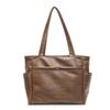 Large-capacity Bag Women's New Simple Casual Shoulder Bag Texture College Student Class Commuting Tote Bag