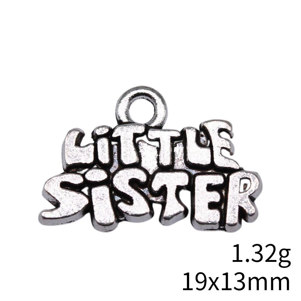 Gifts For Women Charms Bulk Family Member Heart Tags Charms Pendant Souvenir Male Pendant