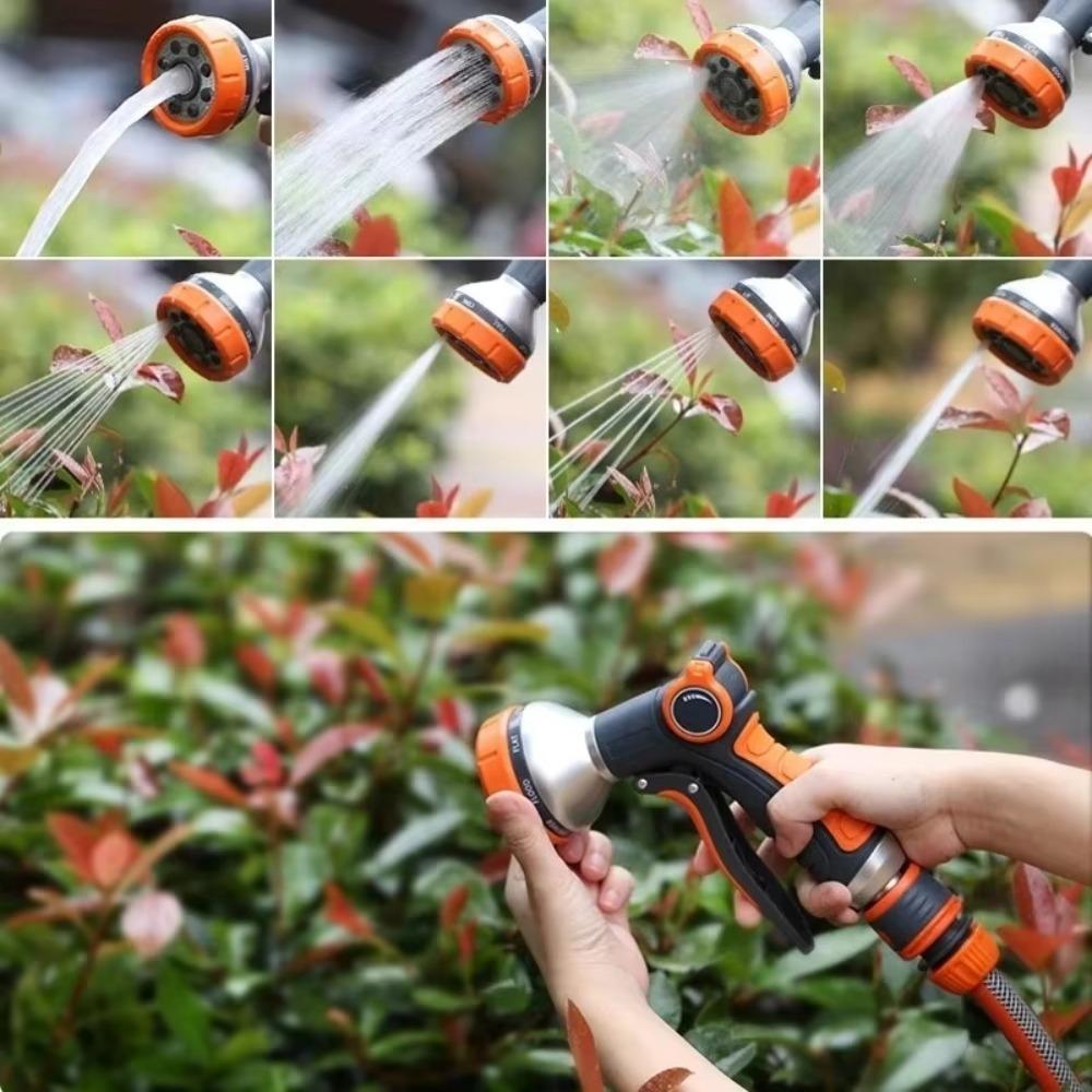 Nonslip Handle Garden Hose Nozzle Adjustable Water Quantity Garden Sprayer  Washing Car