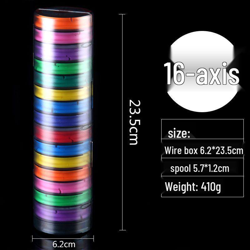 Rainbow Silicone Multifunctional Fishing Line Reel Box