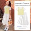 Moonkids Girls' 2026 Summer Short Sleeve Dress Set