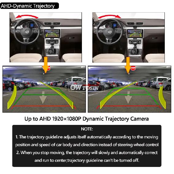 AHD 1920x1080P Car Rear View Camera For Toyota Corolla 2007-2013 Reverse Parking Video Monitor Waterproof Backup Night Vision