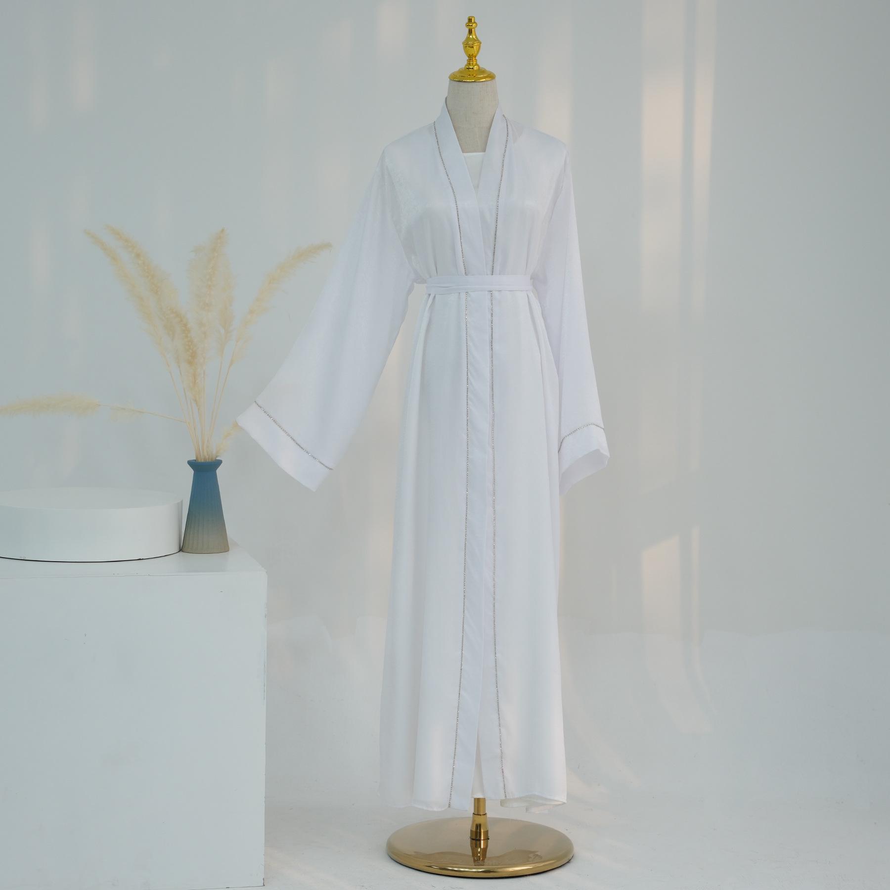 

Loriya 2024 Однотонный кардиган-халат с отделкой LR707 Small