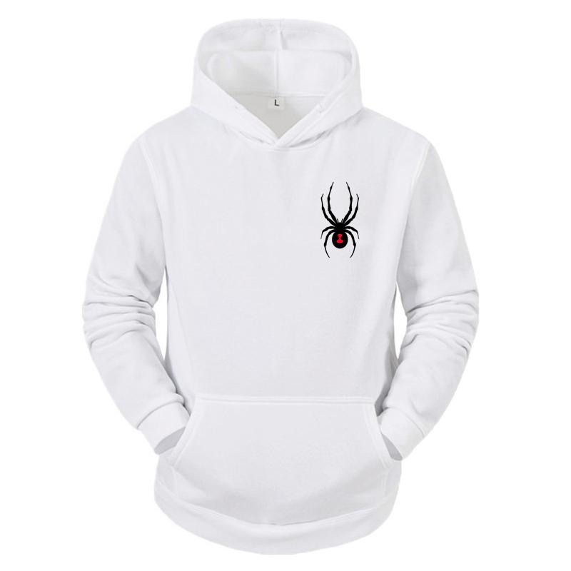New Autumn And Winter Spider Print Hoodie Men's Casual Hoodie Fashionable Harajuku Unisex Outdoor Sports Street Pullover