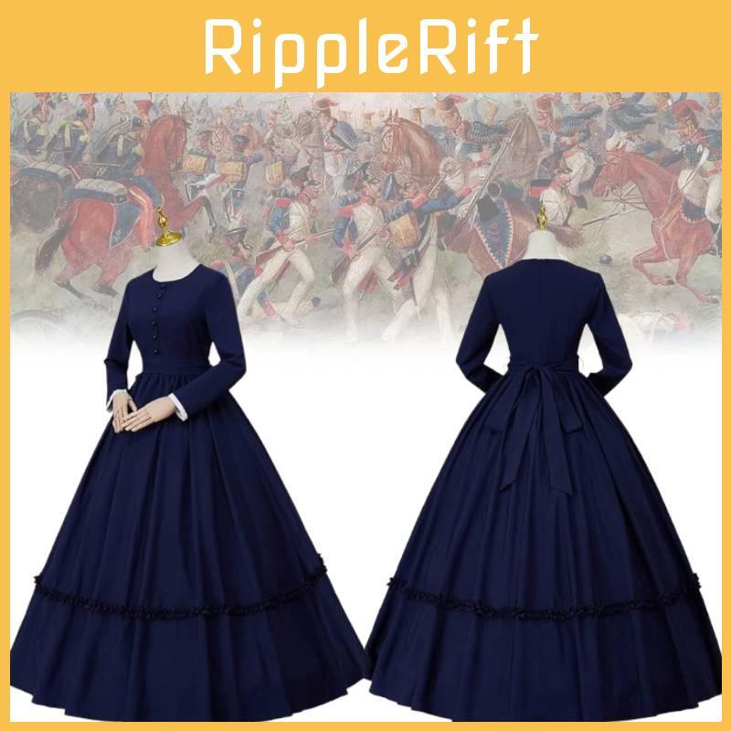 Dickensian Vintage Dress For Women With Spandex Blend Functionality Stage Wear