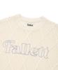 FALLETT Story Logo Argyle Summer Knit Ivory
