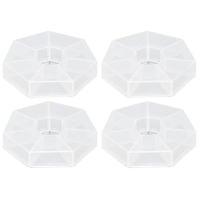 Scatola Portaoggetti a 7 Scomparti Contenitori Organizer in Plastica Trasparente per Pesca Gioielli Pillole
