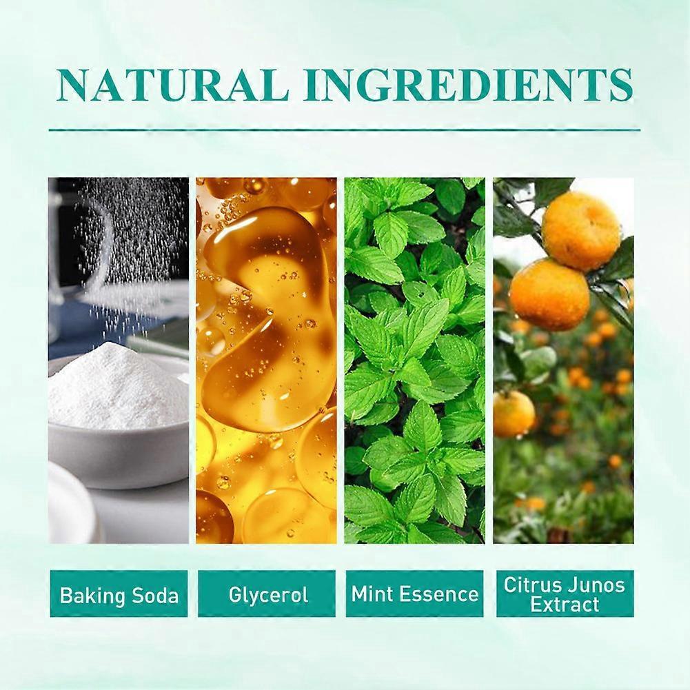 2pcs Mint Teeth Whitening Toothpaste Foam Teethaid Mouthwash Tooth Paste Stain Remove