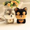 Adorable Lifelike Husky Corgi Yorkshire Plush Toys - Realistic Stuffed Puppy Doll Gift for Kids Christmas