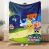 Plim Plim Customize Your Name Blanket Multi-purpose Customizable Blanket Comfortable Throw For Office Home Decor Picnics Bedding for All Occasions