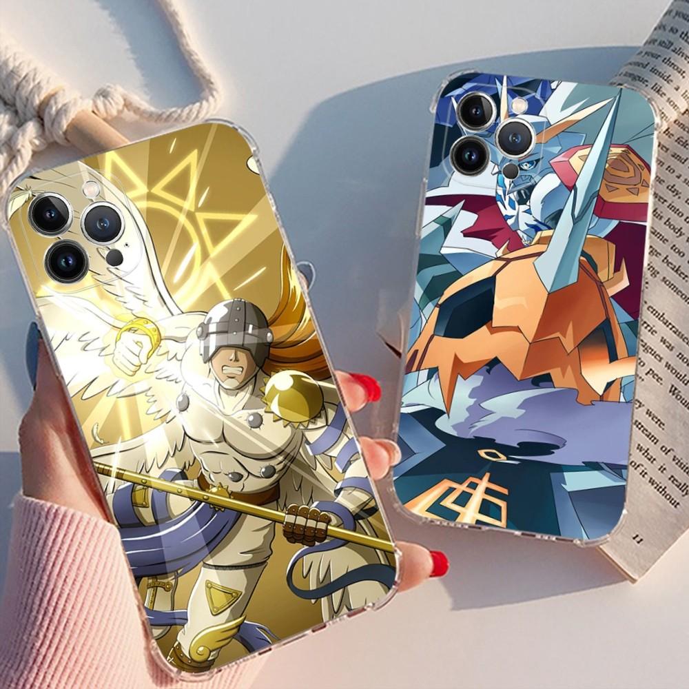 Digital Monster Digimon Phone Case For IPhone XR X XS Max 14 13 Pro Max 11 12 Mini 6 7 8 Plus SE 2020 Printing Cover