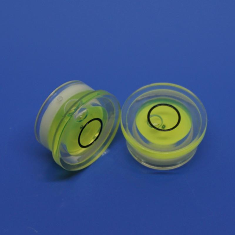 25mm * 10mm kruhová vodováha, 5 ks, vodováha, měřicí přístroje na bubliny, krabička na vodováhu
