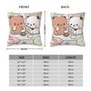 Bear And Panda Bubu Dudu Pillow Covers Accessories Soft Cushion Cover Decorations Throw Pillow Case Cover Car Multi-Size