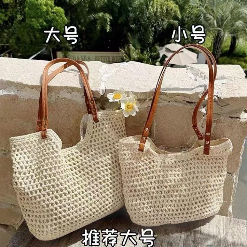 Summer Versatile Shoulder Bag Small Fresh Woven Bag Seaside Vacation Beach Bag Large Capacity Travel