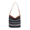 Bags Bucket Striped Tote New Simple Canvas Casual Versatile Messenger Bag Shoulder Bag