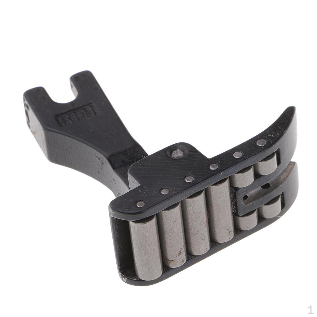 

1шт стальная кожаная роликовая лапка R14 для двойной швейной машины