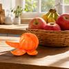 Orange Stress Toy with Steamer Design, Slow Flour Ball Toy for Adults