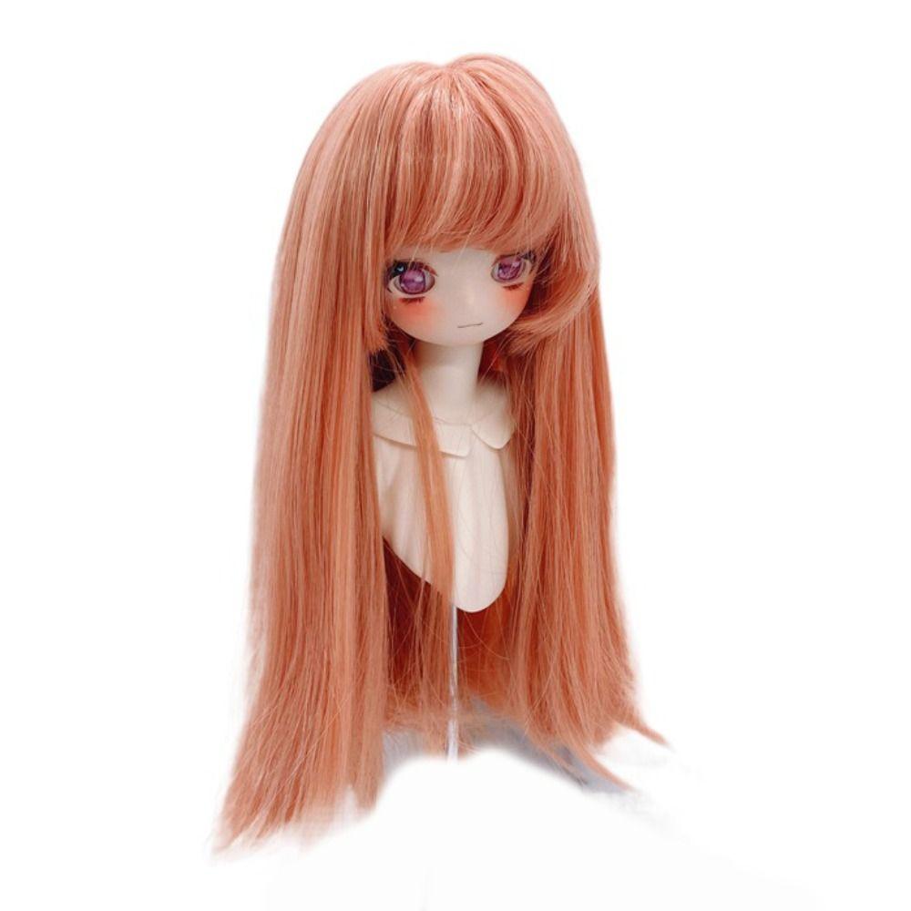 High Temperature Fiber Doll Wig Hair for 1/4 1/6 BJD Doll Long Hair DIY Head Accessories  Girls