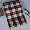 Men'S Scarves Are Versatile, Autumn And Winter Plaid Lengthened And Thickened Scarves, Couple Scarves, Warm Shawls For Women