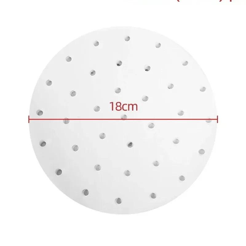 100ks/balení podložka do fritézy Pergamenový papír Čtvercové příslušenství na pečení do kulaté trouby Absorpce oleje do kuchyňské fritézy papír