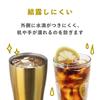 Atlas Insulated Stainless Steel Set of Vacuum Perfect for and Highballs Tumblers, 420ml, 4, Lightweight, Gold, Insulated, Alcohol, Beer,
