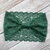 Soft Solid Color Headband Non-Slip Fabric Headband Stylish Lace Trim Headband  Daily Wear