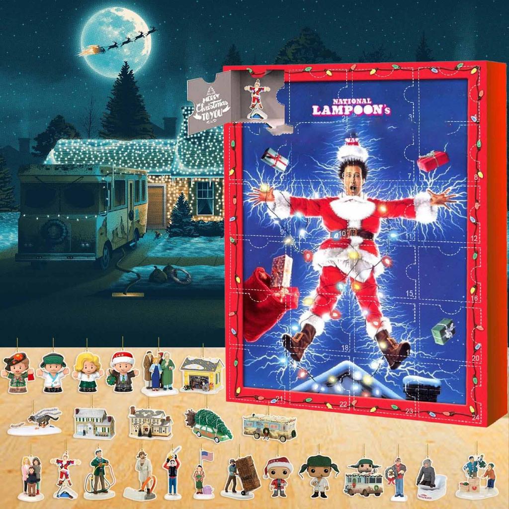 Advent Calendar Contains 24 Gifts, Cute Figures Doll Advent Calendar, Countdown Calendar With Surprise Toys,  Collectible Figures Gift For Kids