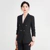 Thero Man Women's Striped Business Suit Set