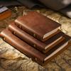 A5 Vintage Handmade European Style Notebook & A6 Diary, A7 Loose-Leaf Cowhide Notepad for Office and Business Use.