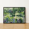 Malowanie Po Numerach Obrazy Do Malowania - Ogród Moneta W Giverny 50X40 Cm