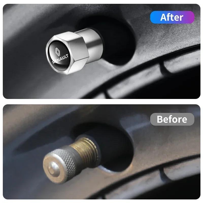 2026 Heiß Für Renault Radkappen 4 Stück Auto Ventilkappen Rad Reifen Luftreifen Ventilschaft Schutzabdeckung Für Renault Kangoo 2 Koleos 1 Modus