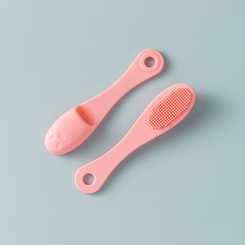 Silicone Facial Cleansing Brush with Soft Bristles for Blackhead and Pore Cleaning