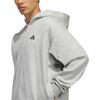 Adidas Basketball Loose Fit Hooded Zip Sports Jacket Unisex Jackets KB7562