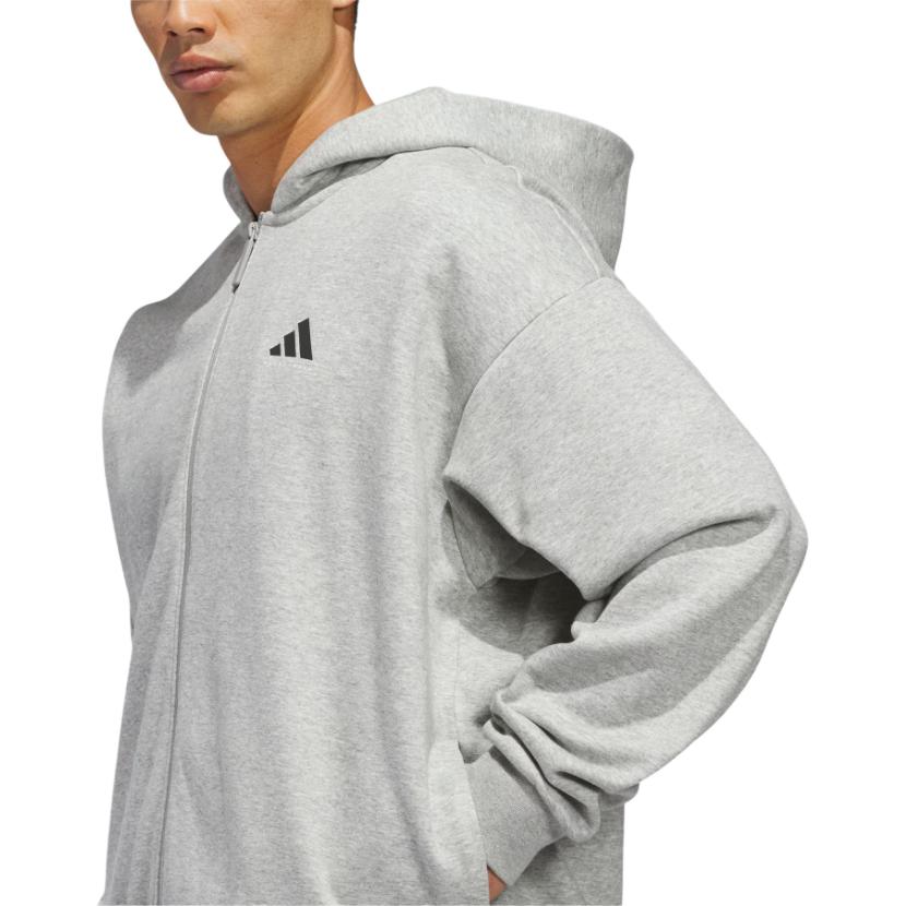 Adidas Basketball Loose Fit Hooded Zip Sports Jacket Unisex Jackets KB7562