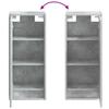 Wall Mounted Washbasin Vanity Unit Concrete Grey 35 x 20 x 81 cm
