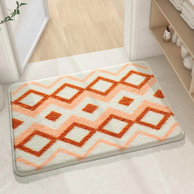 Nordic Tree Leaf Floor Mat Thickened Absorbent Foot Mat Bathroom Door Mat Entrance Door Mat