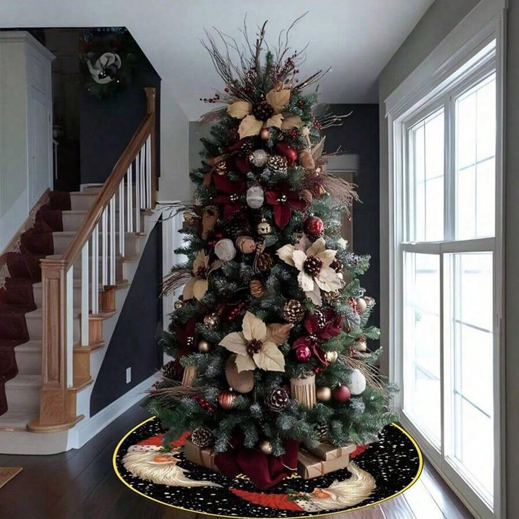 Koberec Vnitřní A Venkovní Podlahová Dekorace Vánoční Atmosféra Podložka pod Strom