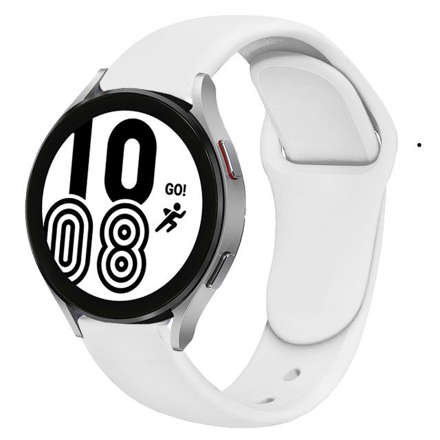 Cinturino in Silicone da 20 mm per Samsung Galaxy Watch 7 44mm 40mm/6 5 4 Classic Cinturino per Samsung Watch 5 Pro 45mm Accessori Cinturino