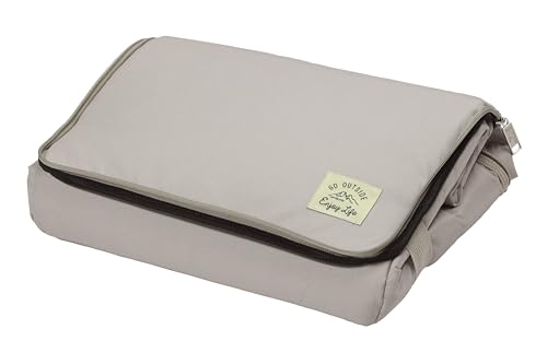 Kapitän Hirsch (Kapitän Hirsch) Kühltasche, Faltbar und Robust, Doppelgrößen-Kühltasche, 6L (oben) / 15L (Unten), Khaki, Monte (UE-648)