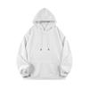 2025 Unisex Solid Color Hooded Sweatshirt - Comfortable Loose Drop Shoulder Style