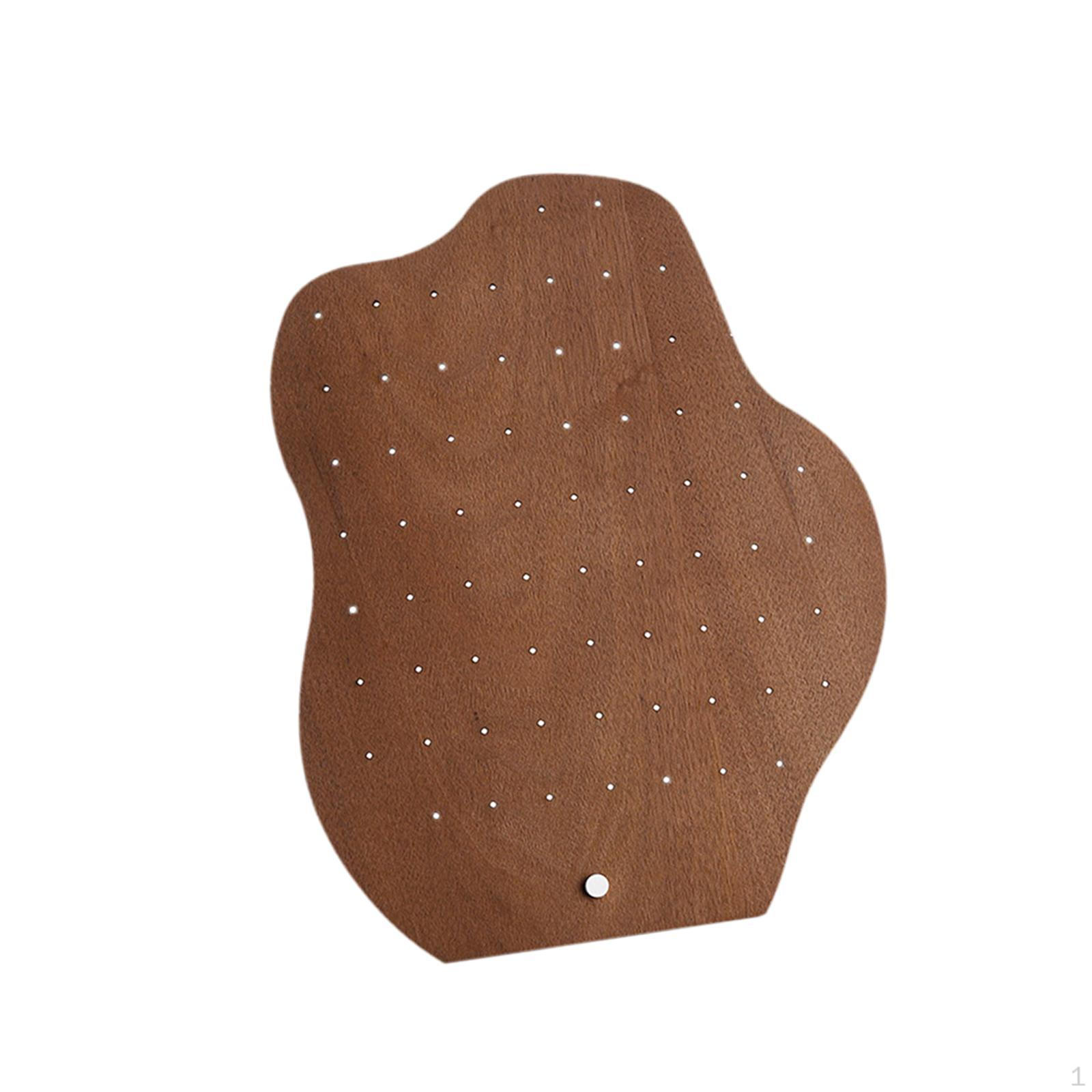 

Earring Holder Jewelry Organizer Wooden Display Stand Desk for Organizing Earrings Style B